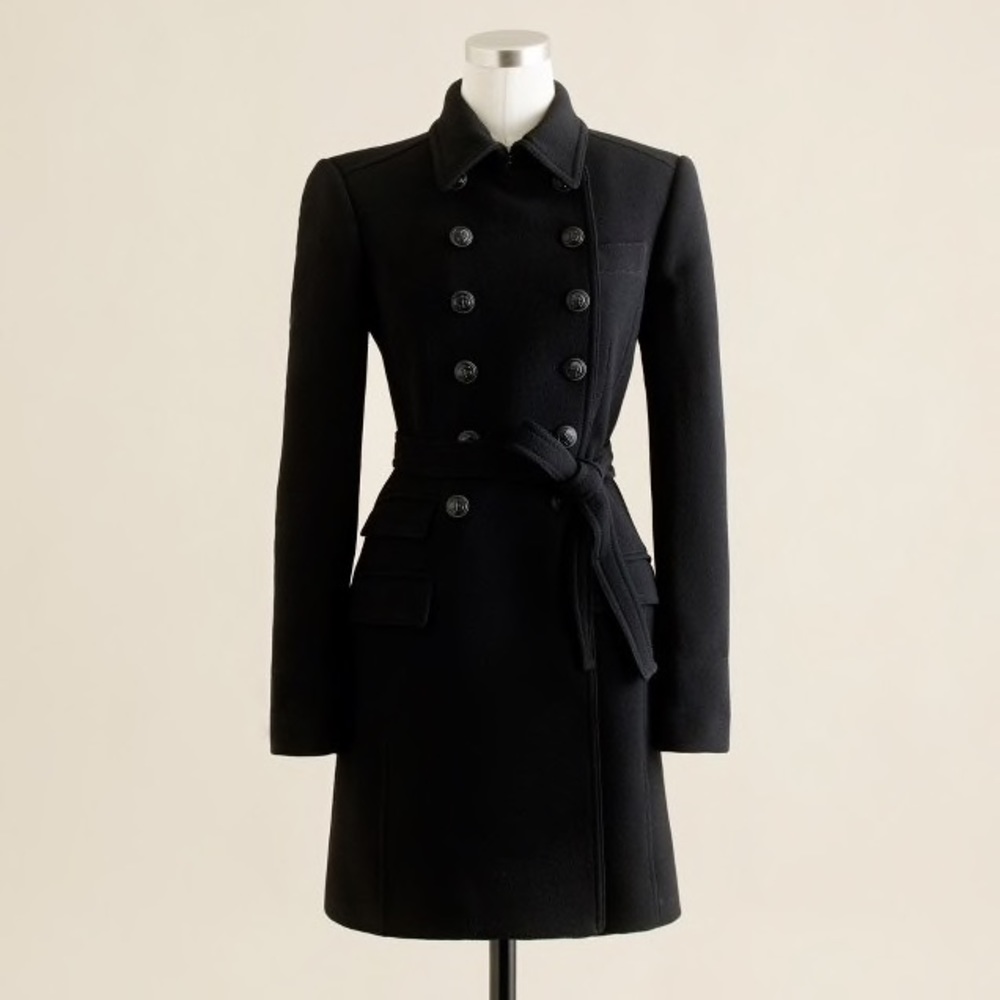 J Crew belted trench coat - practically new, 4T